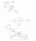Blower HousingShrouds Flywheel Rewind Starter Diagram and Parts List for 20M114-1364-E1  Briggs and Stratton Engine